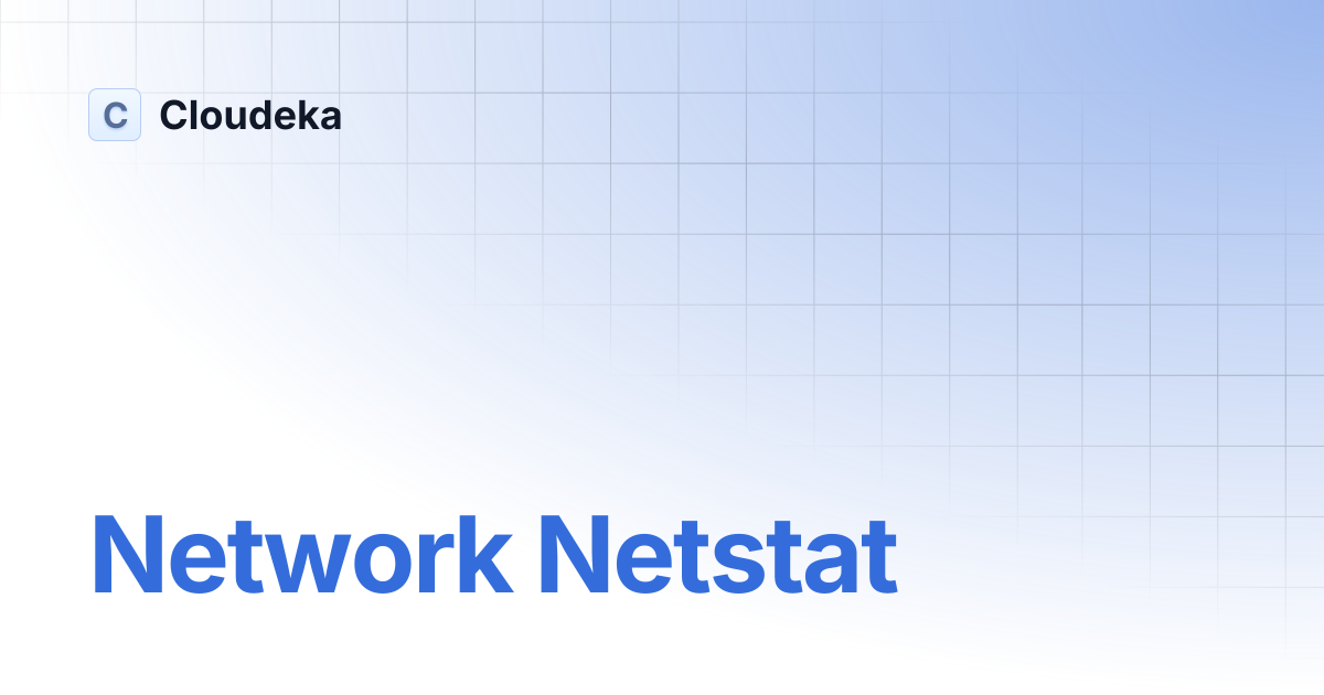 Network Netstat | Cloudeka