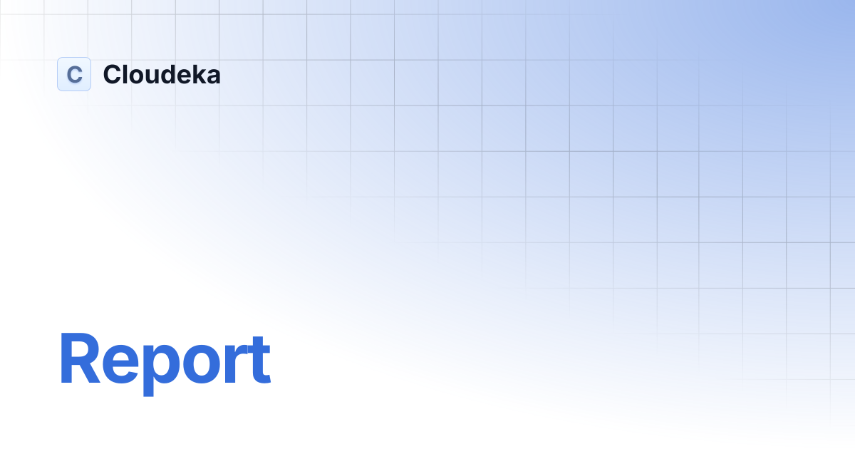 Report | Cloudeka