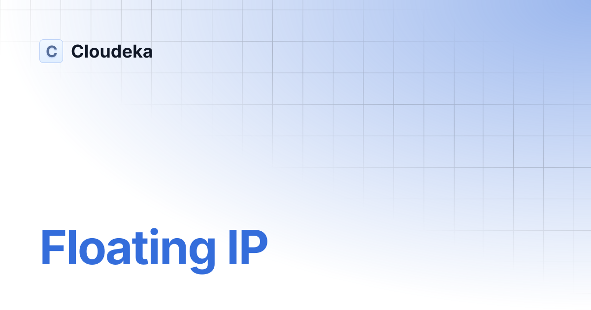 Floating IP | Cloudeka